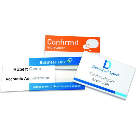 clear pvc name badges | Adband