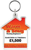clear shaped acrylic keyrings | Adband