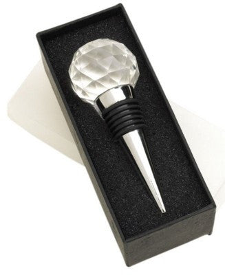 crystal glass wine bottle stoppers | Adband