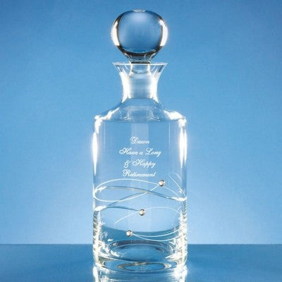 diamante spiral decanter | Adband