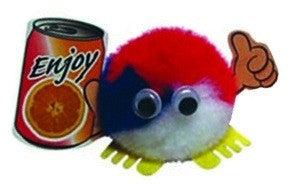 drink can holding logobugs | Adband