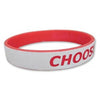 debossed dual layer silicone wristbands | Adband