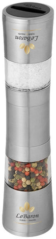 dual pepper and salt grinder | Adband