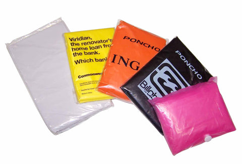 emergency poncho with printed insert | Adband