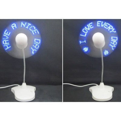 flashing led desk fans | Adband