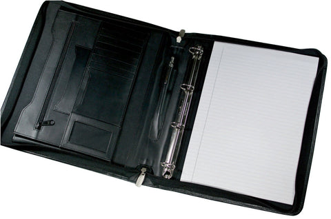 Malvern A4 Zipped Ringbinder Folders