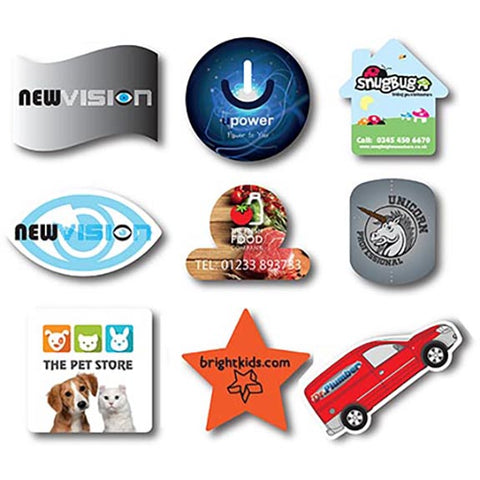 Shaped Flexible Fridge Magnets