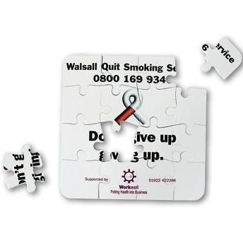 gnalvic 16 piece puzzle coasters | Adband