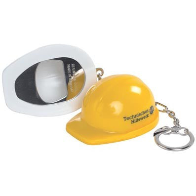hard hat bottle opener keyrings | Adband