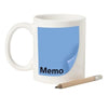 memo writeable ceramic mugs | Adband