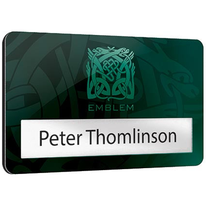Metal Window Staff Name Badges