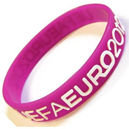 Raised Logo Wristbands