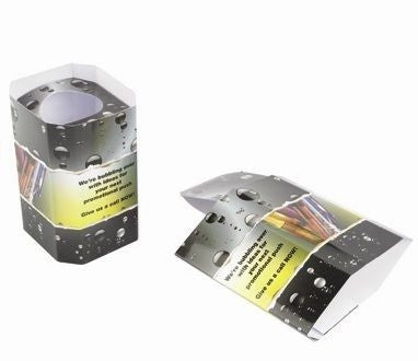 pop up paper pen pot | Adband