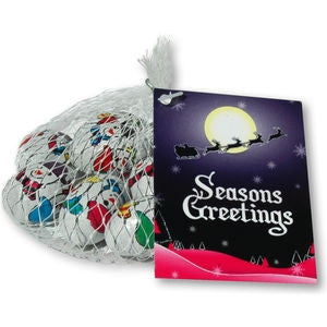 promotional chocolate snowmen nets | Adband