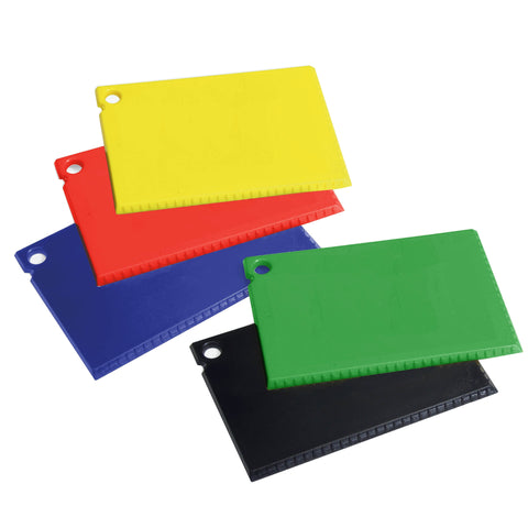 recycled credit card ice scrapers | Adband