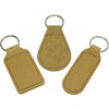recycled leather keyfobs | Adband