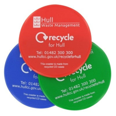 recycled round cd coasters | Adband