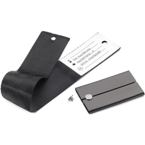 seat belt luggage tag | Adband
