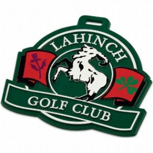 shaped golf bag tag | Adband