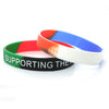 multicoloured silicone wristbands | Adband