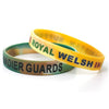 debossed ink infilled silicone wristbands | Adband