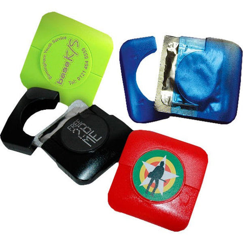 square plastic condom cases | Adband