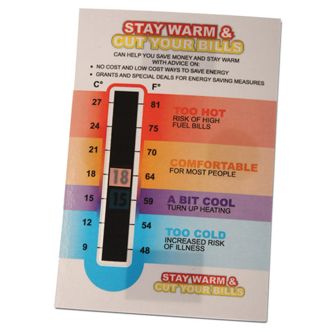 Large Temperature Gauge Cards