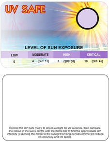 uv safe card | Adband