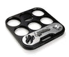 wine set with foldable bottle rack | Adband