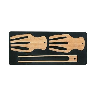wooden bbq tool set | Adband