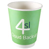 12oz Double Wall Paper Cups with Lids  - Image 2
