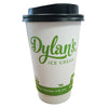 16oz Double Wall Paper Cups with Lids  - Image 2
