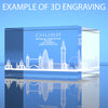 3D Engraved Crystal Rectangles  - Image 3