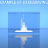 3D Engraved LED Crystal Keyrings  - Image 3