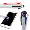 3 Colour Curvy Stylus Ballpens  - Image 2