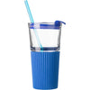 500ml Glasses with Straws