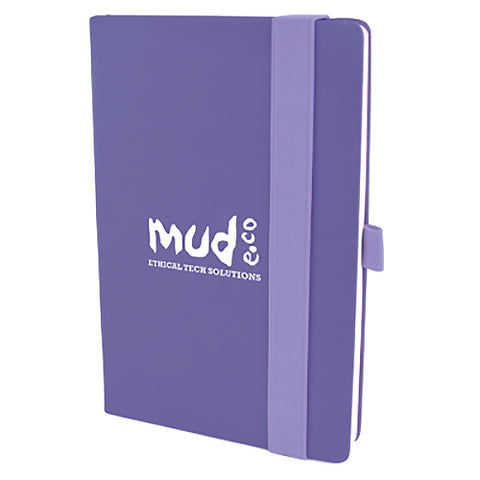 A5 Wide Strap Soft Touch PU Notebooks