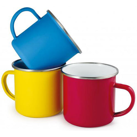 Any Colour Enamel Mugs
