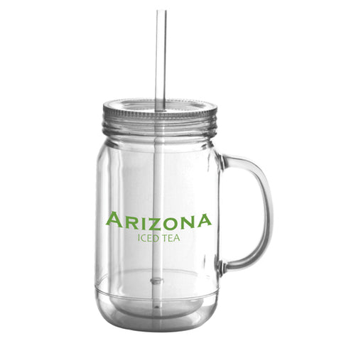 Double Walled Plastic Drinking Jars