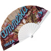 Full Colour Fabric Folding Fans