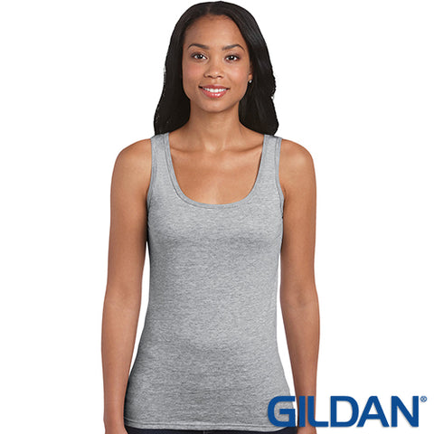 Gildan Ladies Soft Style Vest Tops