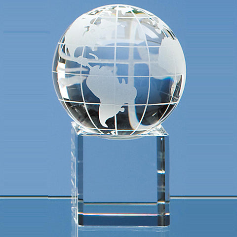 Globe on Clear Base