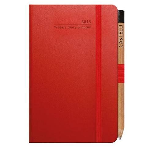 Ivory Matra Pocket Weekly Diaries with Pencil