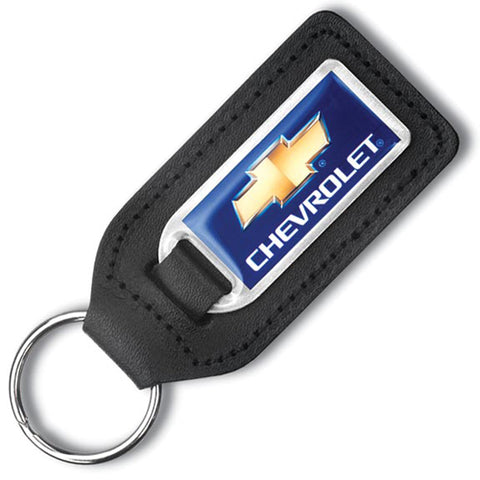Large Medallion Leather Keyfobs
