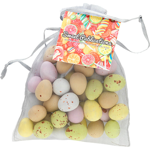 Large Organza Bags with Mini Eggs