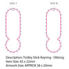Oblong Trolley Token Stick Keyrings  - Image 2