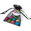 Organza Bags with Foil Chocolate Eggs  - Image 2