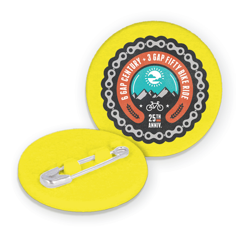 Recycled Plastic Circle Badges
