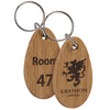 Real Wood Oval Keyrings  - Image 5
