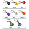 Recycled Plastic Trolley Coin Keyrings  - Image 5